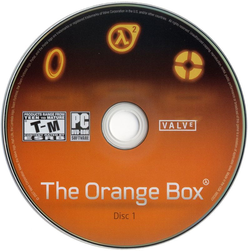 Media for The Orange Box (Windows): Disc 1/2