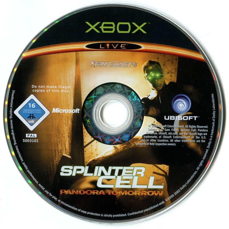 Media for Tom Clancy's Splinter Cell: Pandora Tomorrow (Xbox)