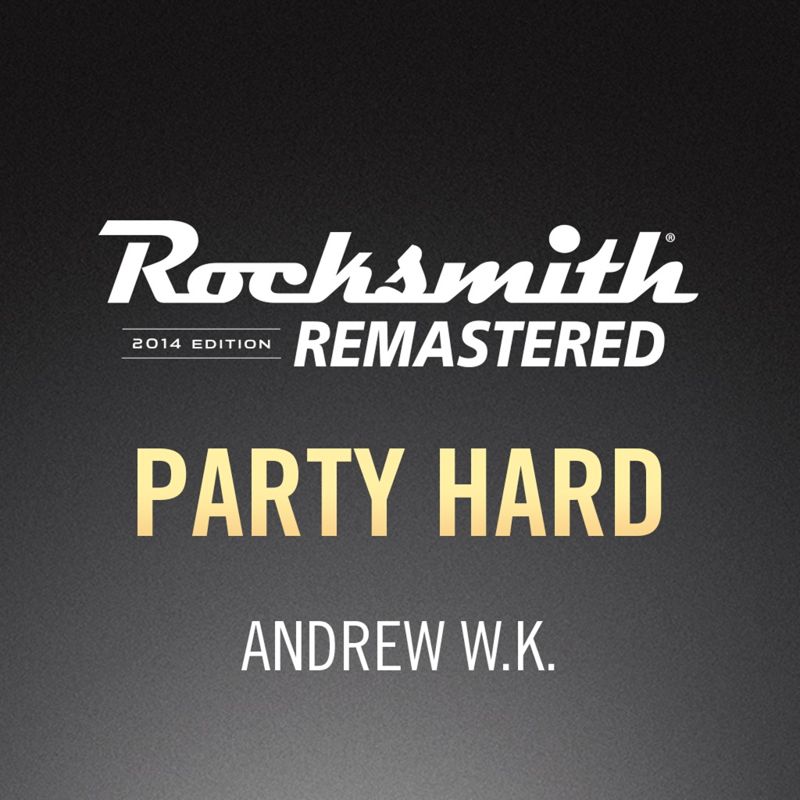 Front Cover for Rocksmith 2014 Edition: Remastered - Andrew W.K.: Party Hard (PlayStation 3 and PlayStation 4) (download release)