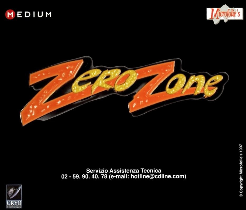 Other for Zero Zone (Windows): Jewel Case - Back