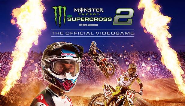 Front Cover for Monster Energy Supercross 2: The Official Videogame (Windows) (Humble Store release)