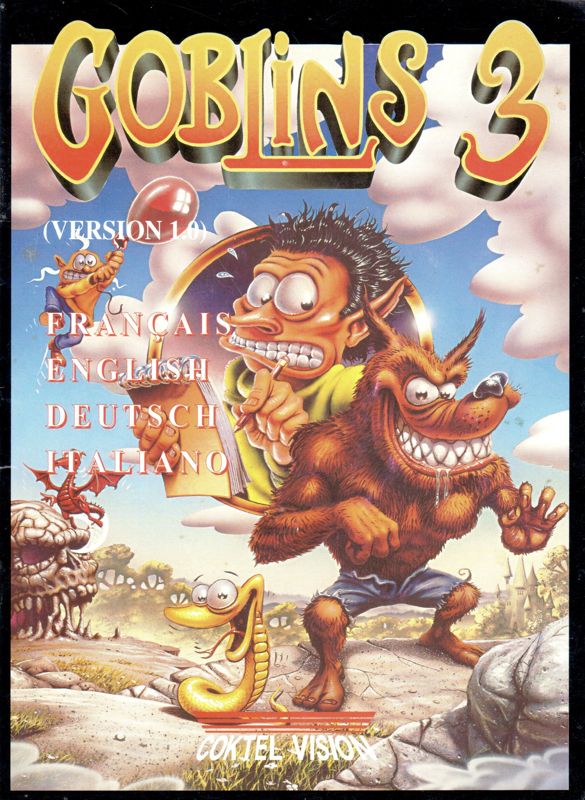 Manual for Goblins Quest 3 (Amiga): Front