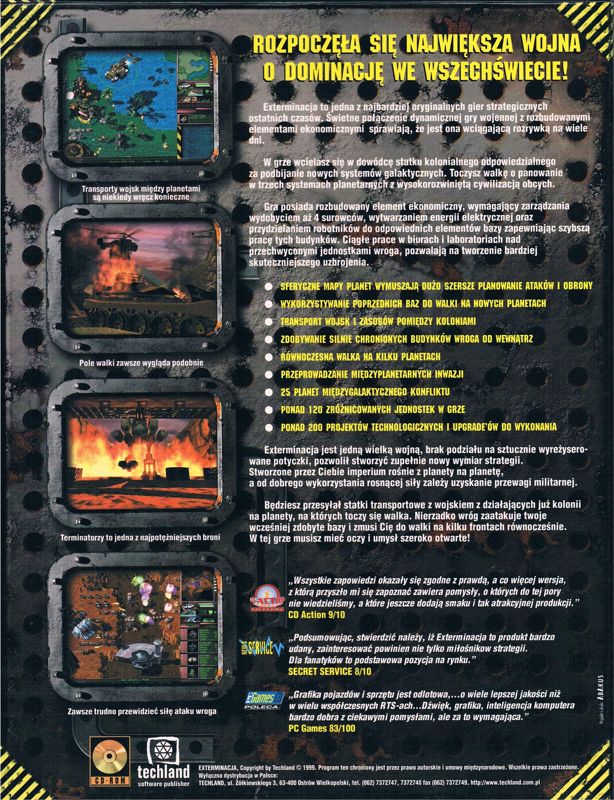 Back Cover for Mission: Humanity (Windows) (First big box release)