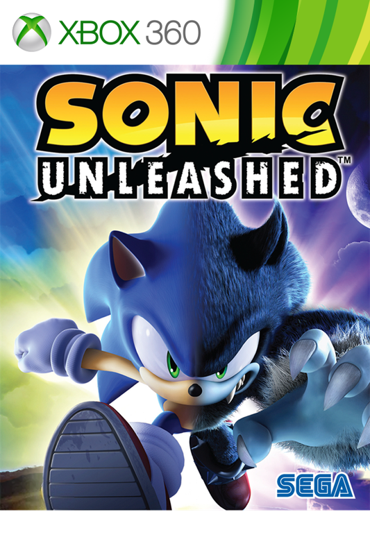 Front Cover for Sonic Unleashed (Xbox One) (Xbox 360 backwards compatible release)