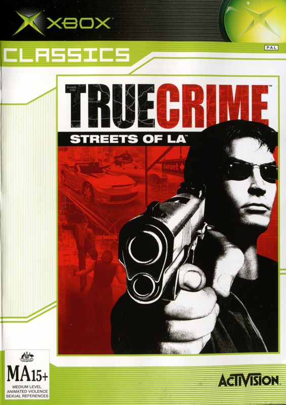 Front Cover for True Crime: Streets of LA (Xbox) (Classics release)