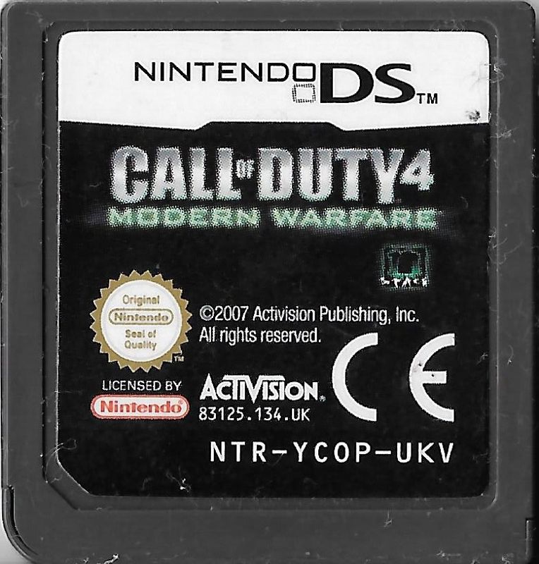 Call of Duty 4 Modern Warfare cover or packaging material MobyGames