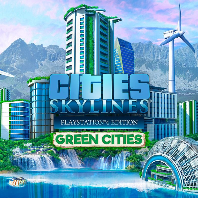 Front Cover for Cities: Skylines - Green Cities (PlayStation 4) ( download release)