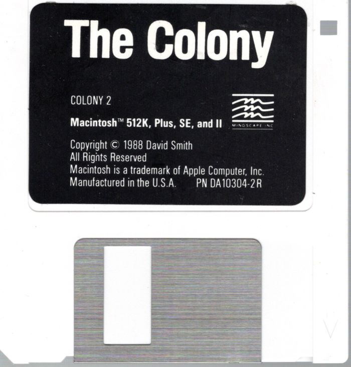 Media for The Colony (Macintosh)