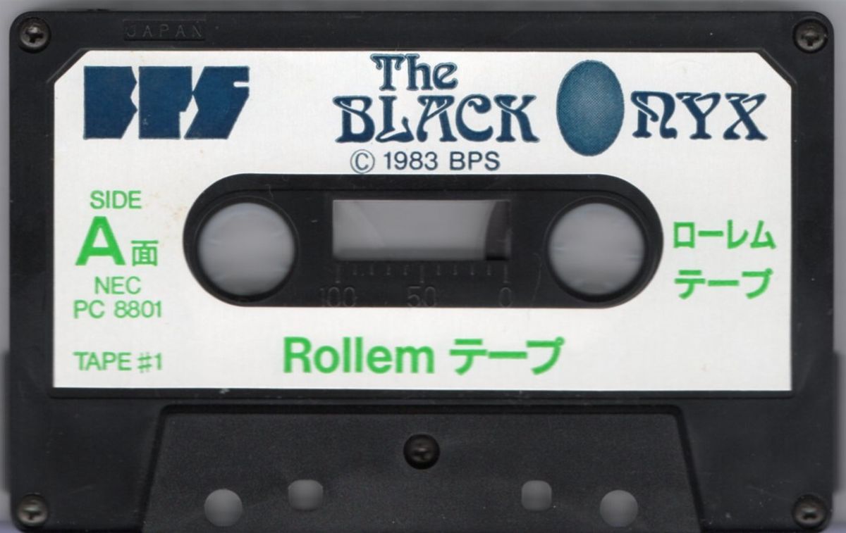 Media for The Black Onyx (PC-88) (Tape version): Save tape Side A