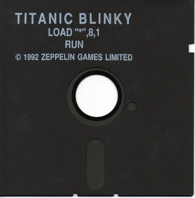 Media for Titanic Blinky (Commodore 64) (5.25" Disk Release)