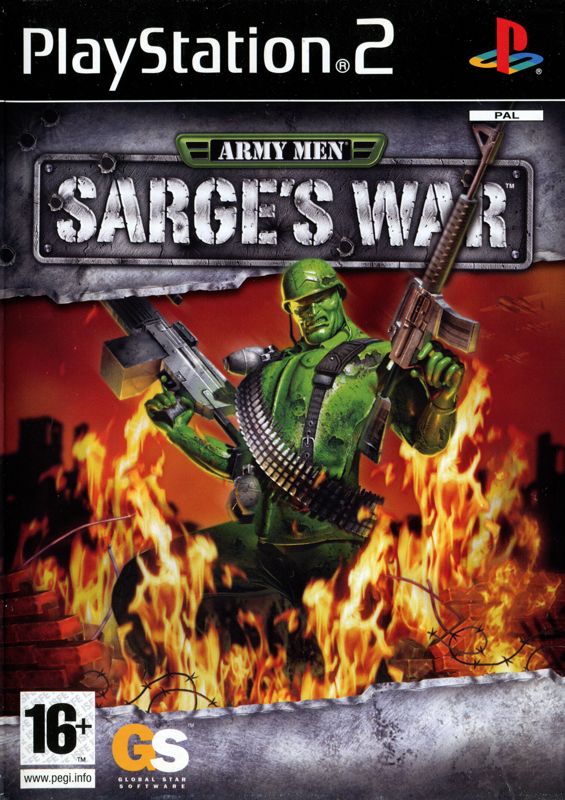 Front Cover for Army Men: Sarge's War (PlayStation 2)