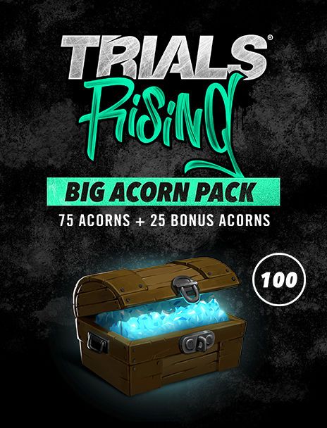 Front Cover for Trials Rising: Big Acorn Pack - 75 Acorns + 25 Bonus Acorns (Windows) (Uplay release)