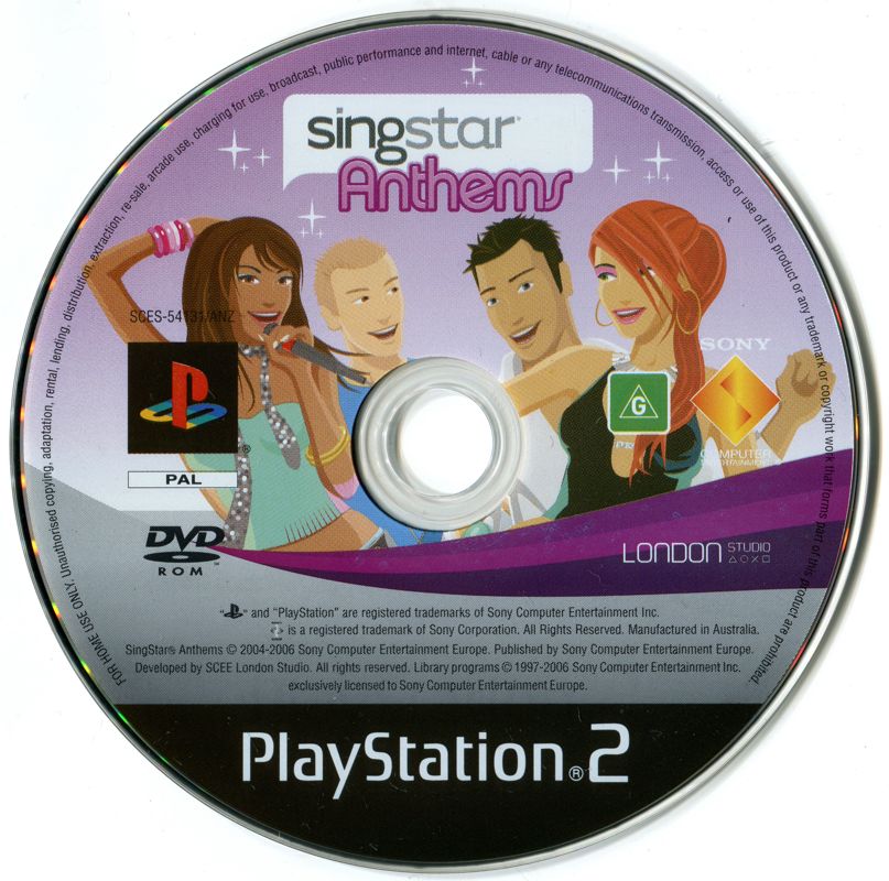 Media for SingStar: Anthems (PlayStation 2)