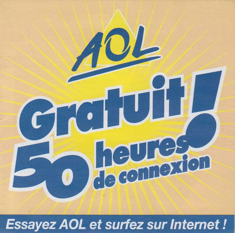 Advertisement for Caesar III (Windows) (Full French version (S0013167)): 4-folded AOL Offer - Front