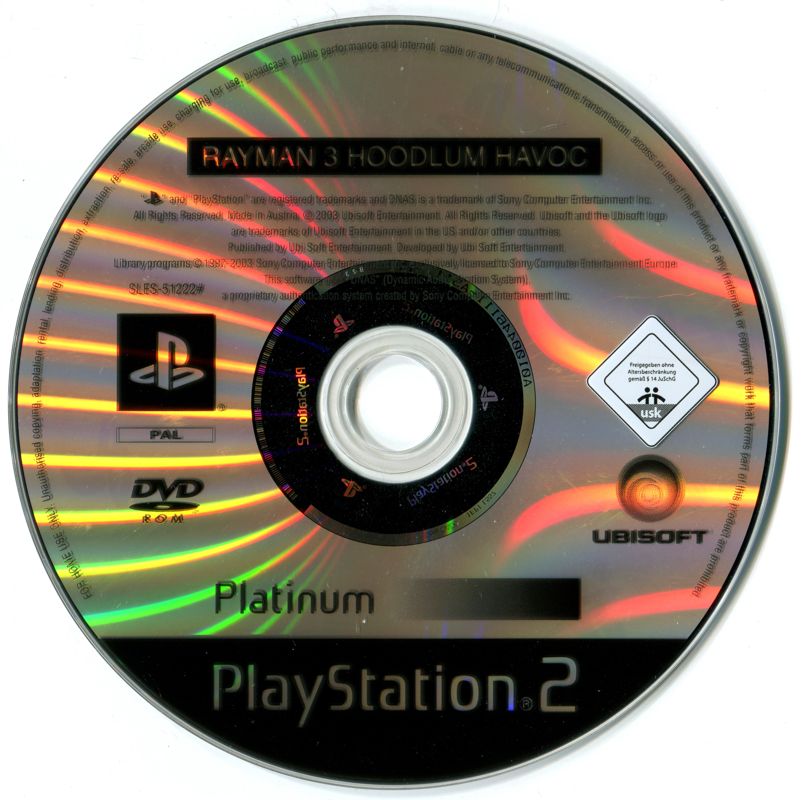 Media for Rayman 3: Hoodlum Havoc (PlayStation 2) (Platinum release)