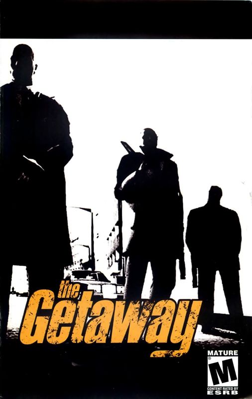 Manual for The Getaway (PlayStation 2): Front