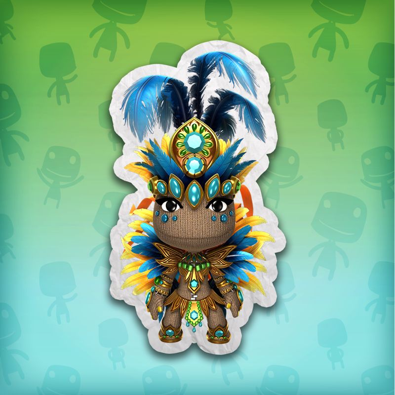 Front Cover for LittleBigPlanet 2: Rainha de Bateria Samba Costume (PS Vita and PlayStation 3 and PlayStation 4) (download release)