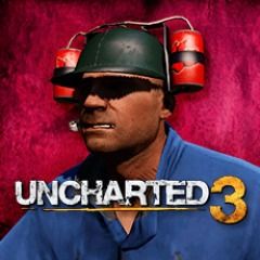 Front Cover for Uncharted 3: Drake's Deception - Drink Helmet (Custom Hero/Villain) (PlayStation 3) (download release)