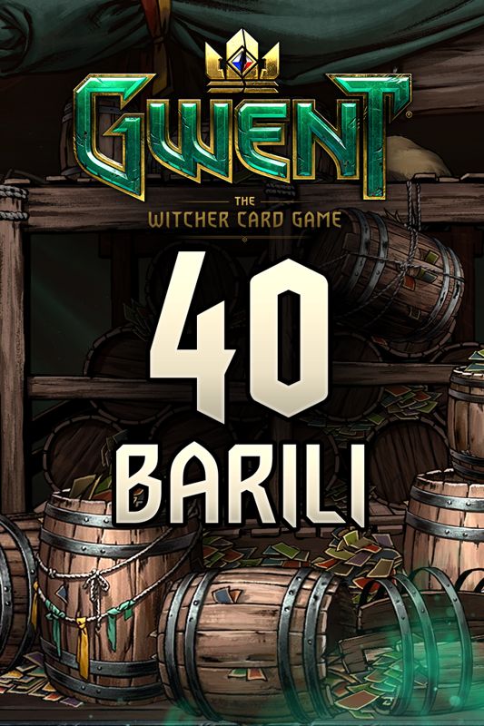 Front Cover for Gwent: The Witcher Card Game - 40 Kegs (Xbox One) (download release)