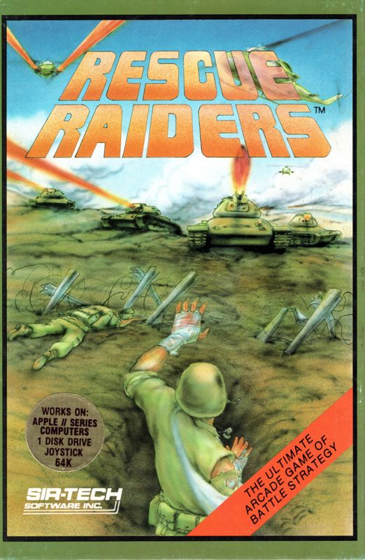 Front Cover for Rescue Raiders (Apple II) (Including Japanese manual version)