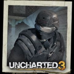 Front Cover for Uncharted 3: Drake's Deception - Dragan Skin (PlayStation 3) (download release)