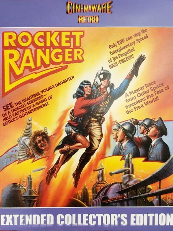 Front Cover for Rocket Ranger (Extended Collector's Edition) (Amiga and Amiga CD32 and Apple IIgs and Atari ST and DOS and FM Towns and NES and Windows)