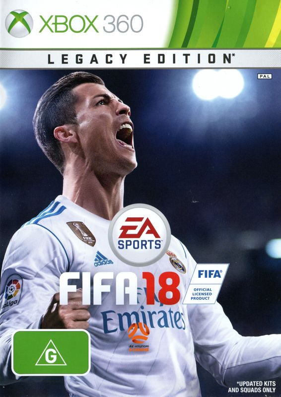 Front Cover for FIFA 18: Legacy Edition (Xbox 360)