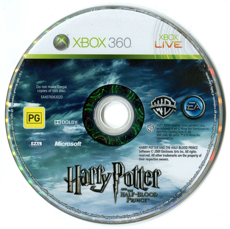 Media for Harry Potter and the Half-Blood Prince (Xbox 360)