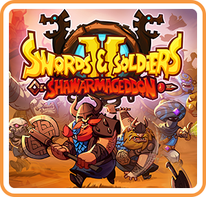 Front Cover for Swords & Soldiers II: Shawarmageddon (Nintendo Switch) (download release): 1st version