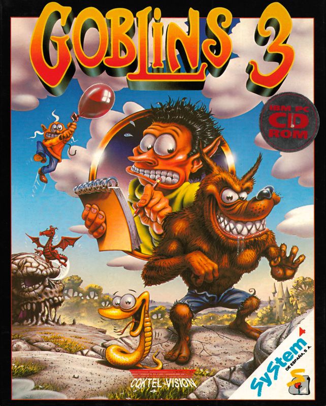 Front Cover for Goblins Quest 3 (DOS) (CD-ROM release)