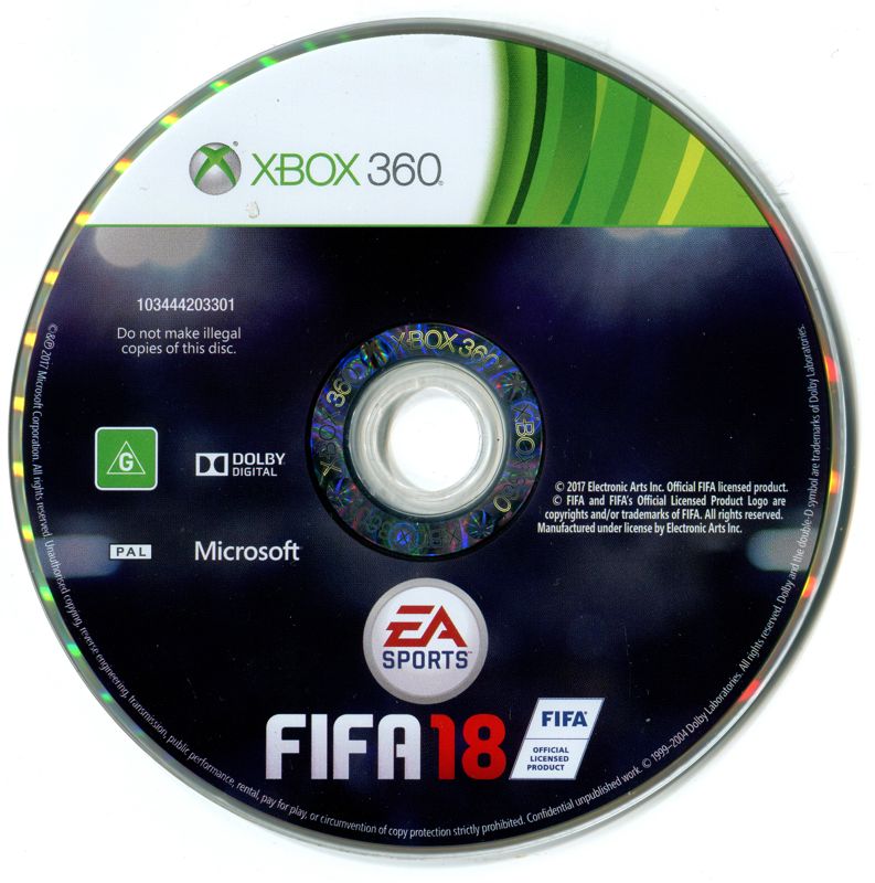 Media for FIFA 18: Legacy Edition (Xbox 360)