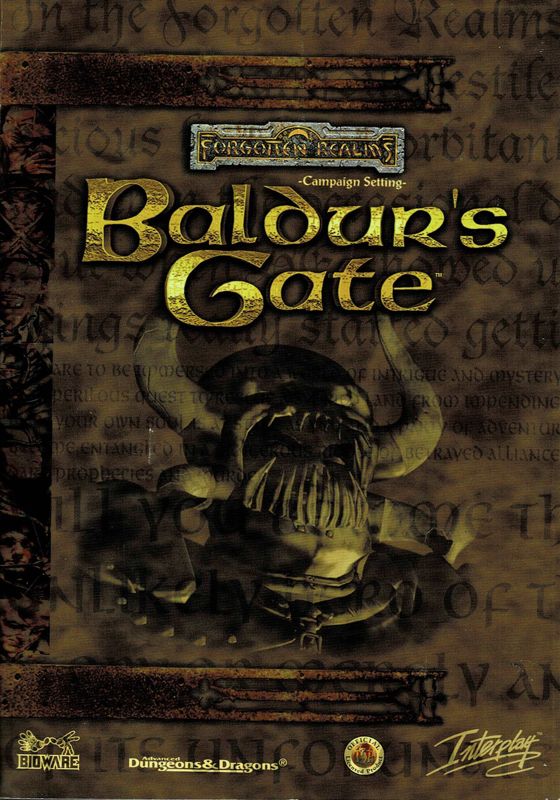 Baldur's Gate: The Original Saga Cover Or Packaging Material - MobyGames