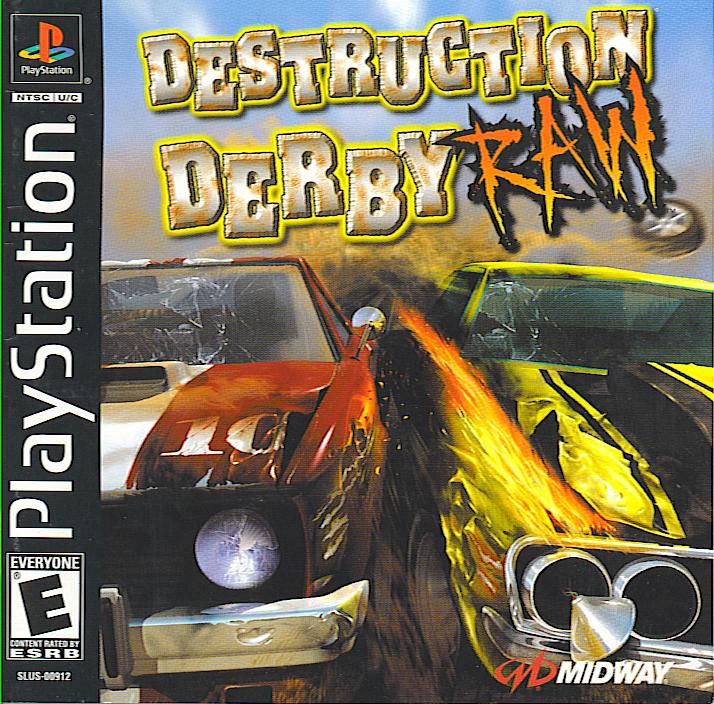 Front Cover for Destruction Derby: Raw (PlayStation)