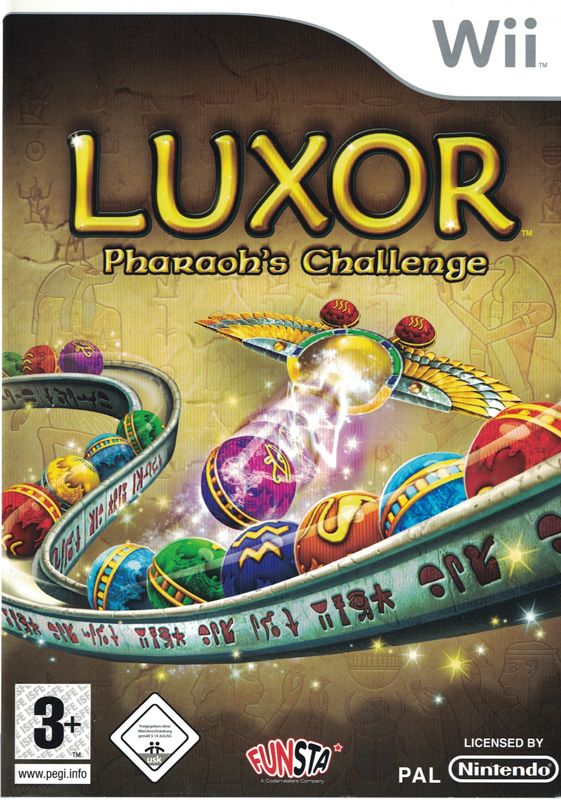 Front Cover for Luxor: Pharaoh's Challenge (Wii)