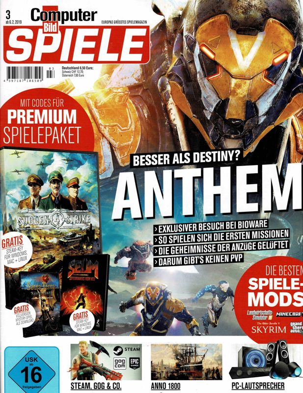 Front Cover for Sudden Strike 4 (Linux and Macintosh and Windows) (Computer Bild Spiele 3/2019 covermount)