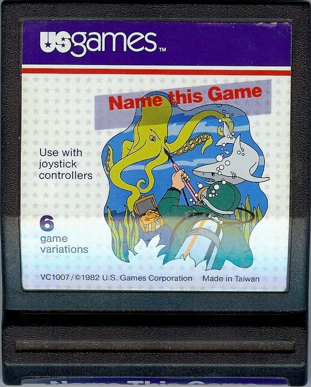 Media for Name this Game (Atari 2600) (Alternate cartridge label release)