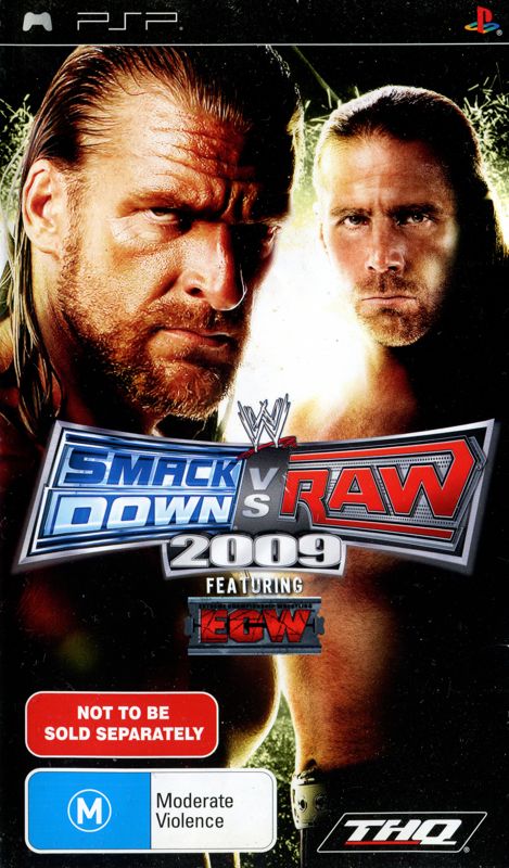 Front Cover for WWE Smackdown vs. Raw 2009 (PSP)