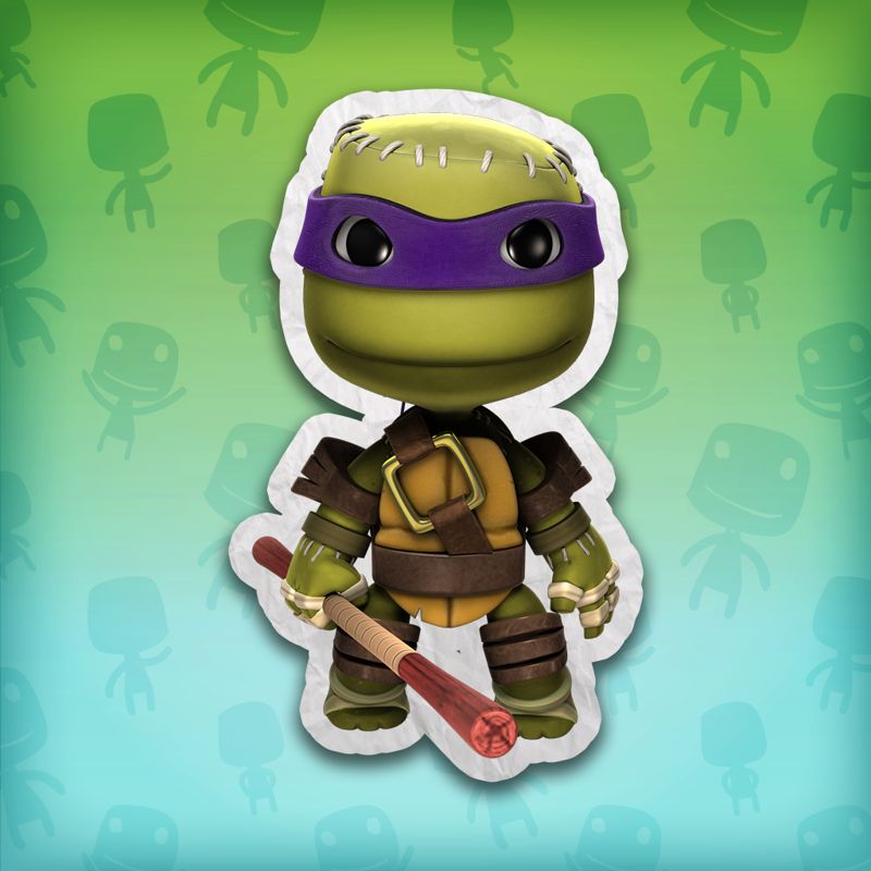 Front Cover for LittleBigPlanet 3: Teenage Mutant Ninja Turtles - Donatello Costume (PlayStation 3 and PlayStation 4) (download release)