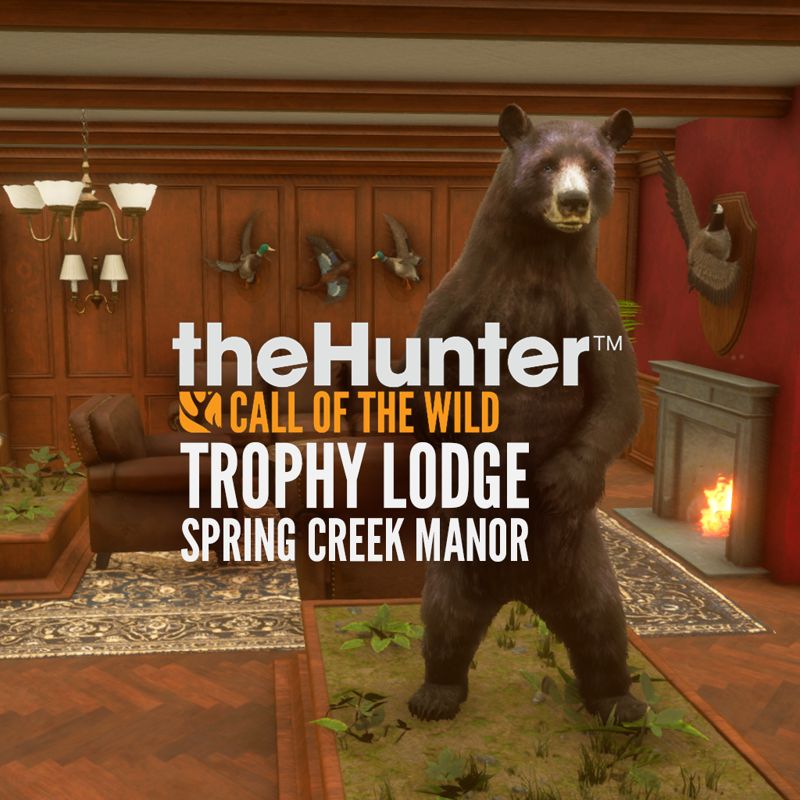 Front Cover for theHunter: Call of the Wild - Trophy Lodge Spring Creek Manor (PlayStation 4) (download release)