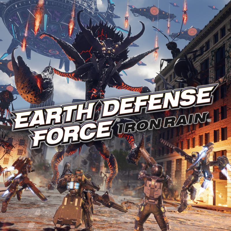 Front Cover for Earth Defense Force: Iron Rain (PlayStation 4) (download release)