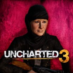Front Cover for Uncharted 3: Drake's Deception - Head Wrap (Katherine Marlowe) (PlayStation 3) (download release)