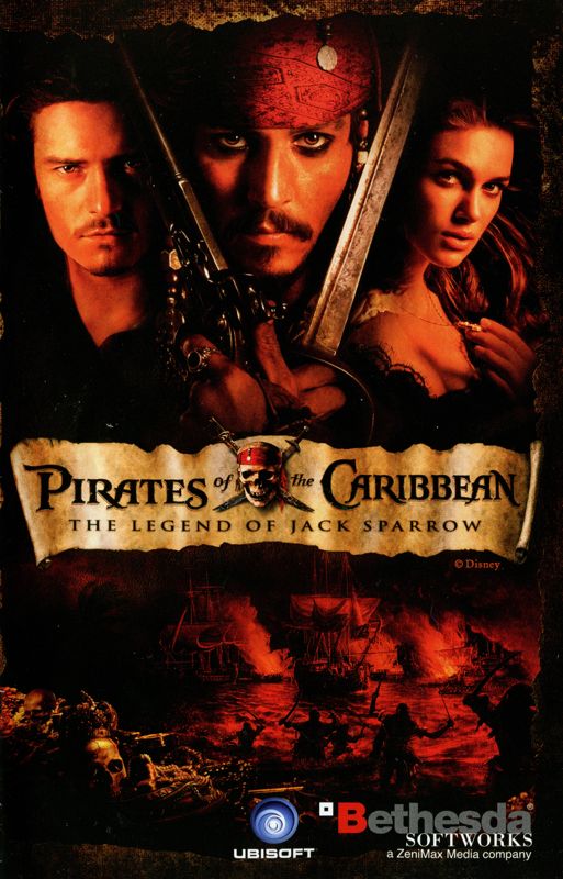 Manual for Pirates of the Caribbean: The Legend of Jack Sparrow (PlayStation 2) (Platinum release): Front