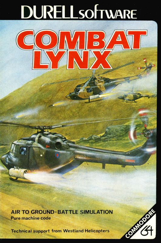 Front Cover for Combat Lynx (Commodore 64)