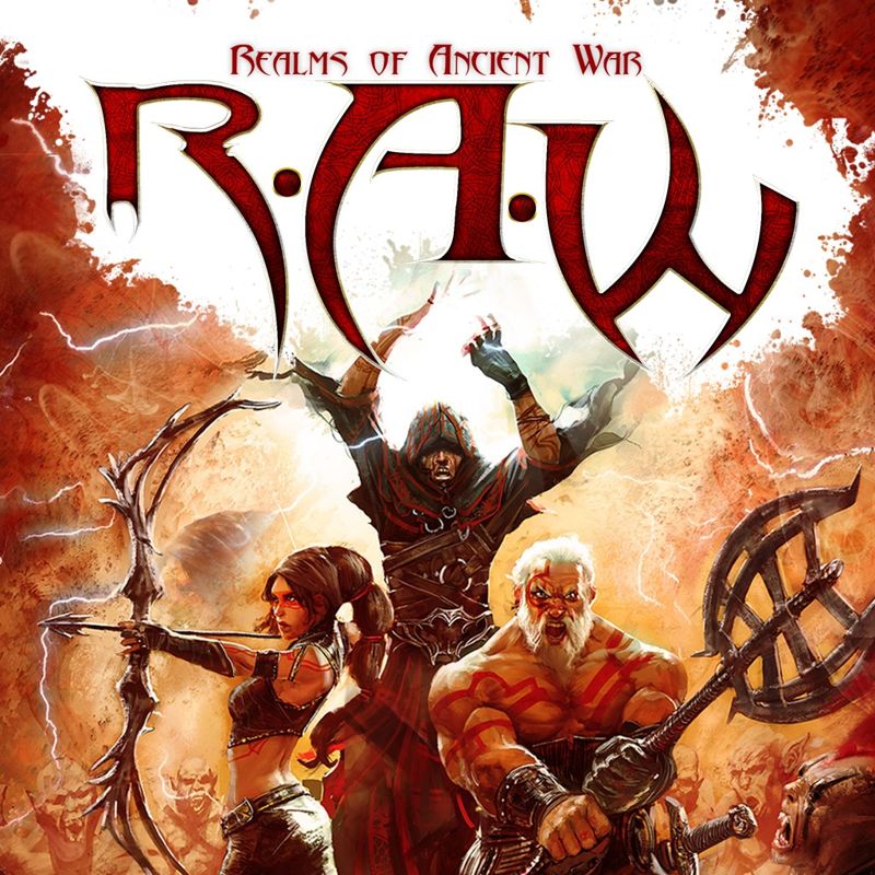 Front Cover for R.A.W: Realms of Ancient War (PlayStation 3) (download release)
