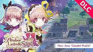 Front Cover for Atelier Lydie & Suelle: ~The Alchemists and the Mysterious Paintings~ - New Area: Claudel Prairie (Nintendo Switch) (download release)