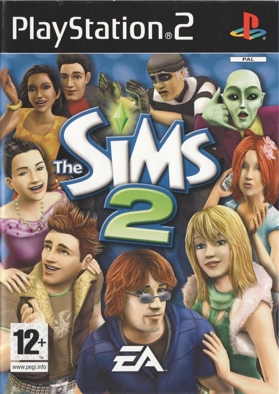 Front Cover for The Sims 2 (PlayStation 2)