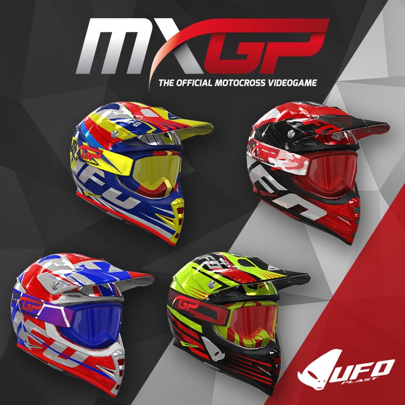 Front Cover for MXGP: The Official Motocross Videogame - Set of UFO Helmets (PlayStation 4) (download release)