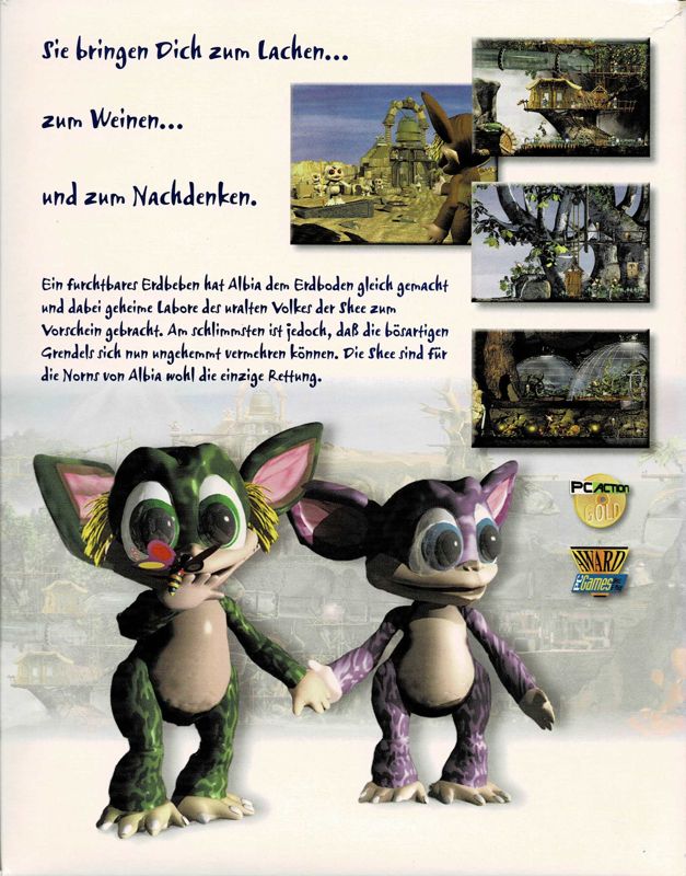 Inside Cover for Creatures 2 (Windows): Right