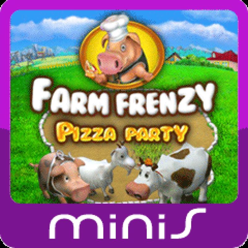 Front Cover for Farm Frenzy: Pizza Party (PSP and PlayStation 3) (download release)