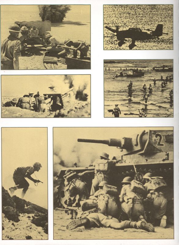 Inside Cover for Rommel: Battles for North Africa (Apple II): Left